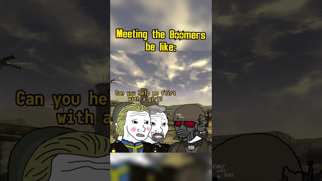 Meeting the Boomers in Fallout New Vegas be like: #fallout #memes #shorts