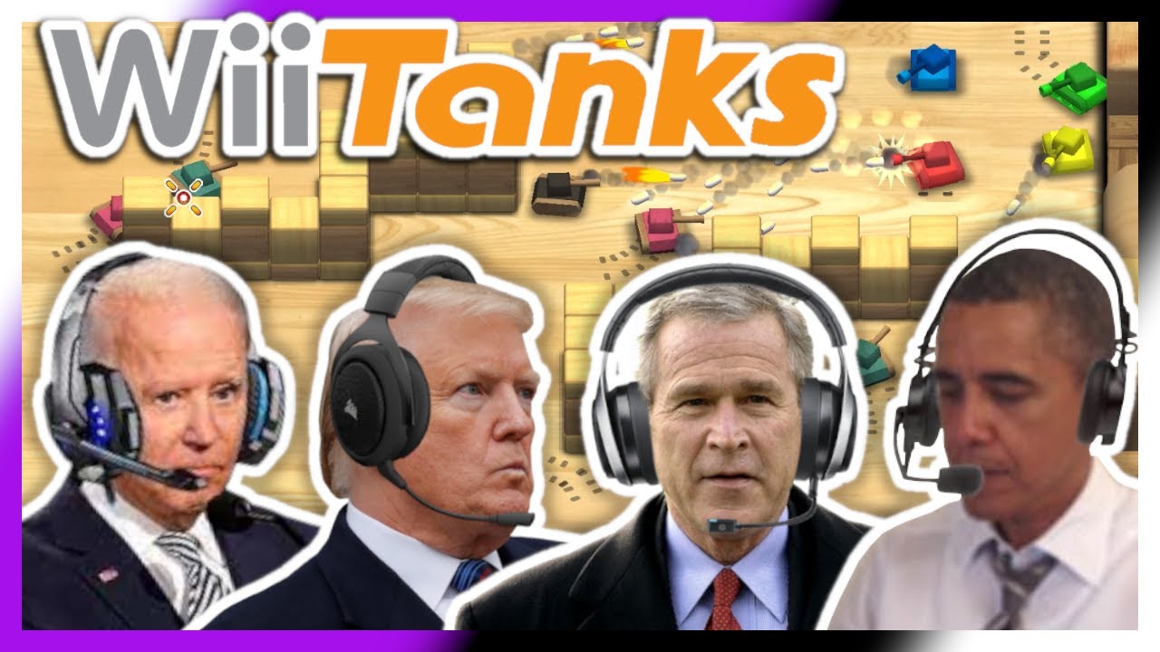 US Presidents Play Wii Tanks 2 ๐ฎ