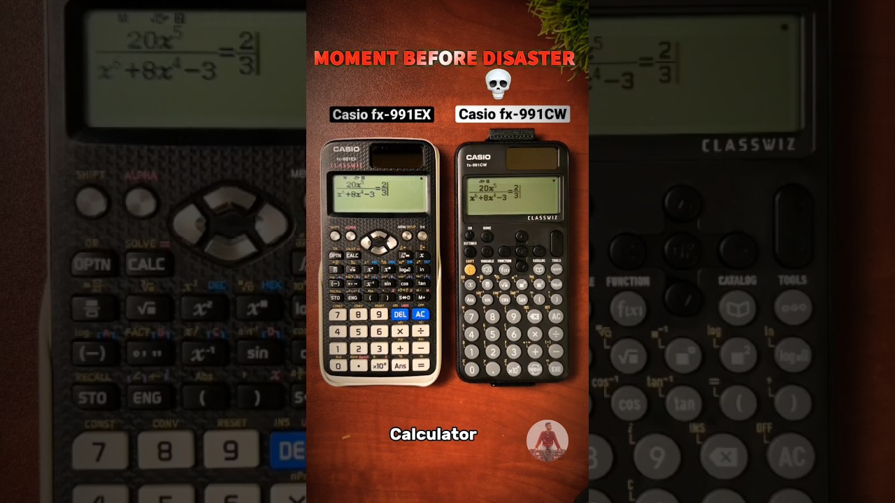 Casio fx 991 CW vs fx 991 EX Speed Test: Which Calculator Is Faster? ⚡