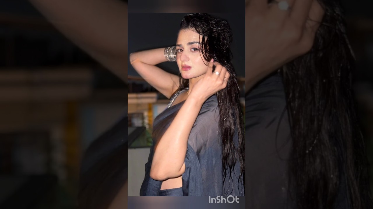 Hira Mani Stunning in Saree During Rain 🌧️ | Must-See Fashion Moment