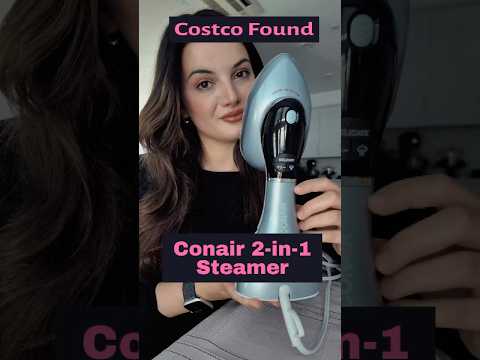 I got from Costco😍 Conair 2-in-1 Steamer&Iron