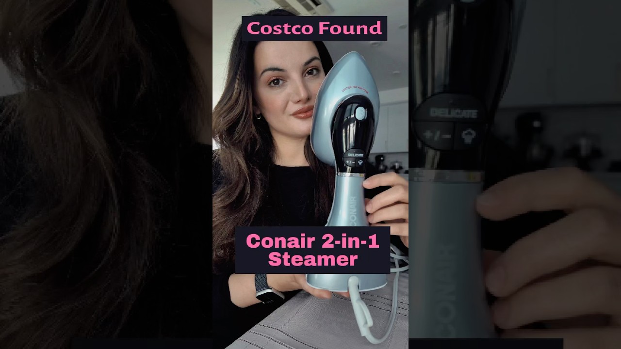 Costco Conair 2-in-1 Steamer & Iron 😍