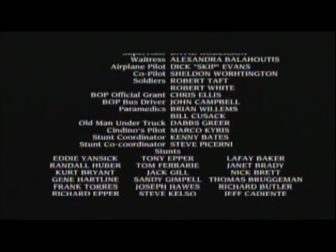 Con Air (1997) End Credits on TBS 2022