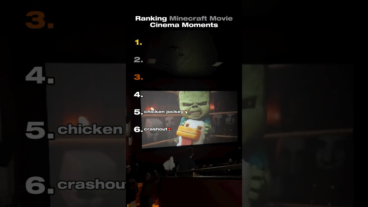 Top Minecraft Movie Cinema Moments 🎬