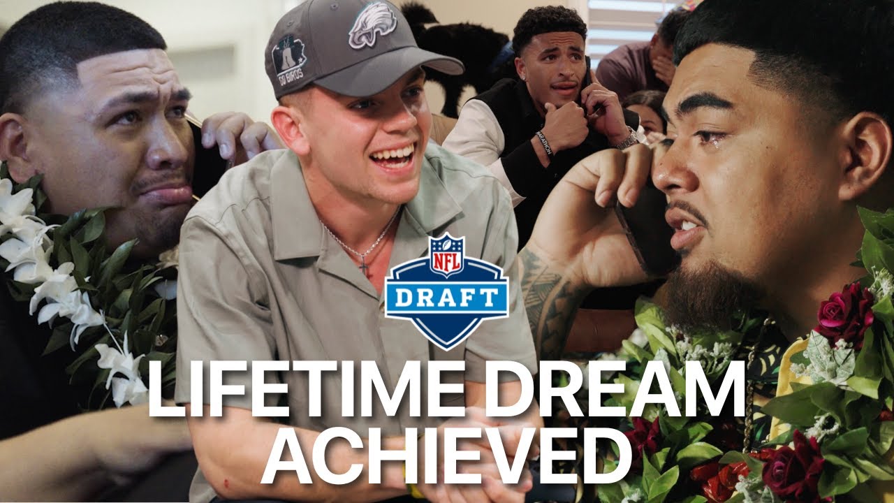 Top NFL Draft Reactions & Emotional Moments 🥹