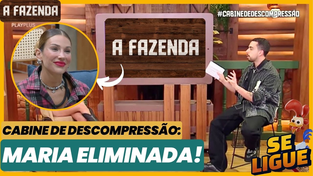 A Fazenda 17 AO VIVO: Maria Eliminada na Cabine 🔥
