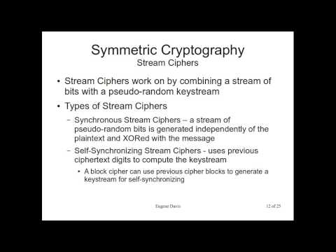 Introduction to Cryptology Talk - ISC 1/31/13