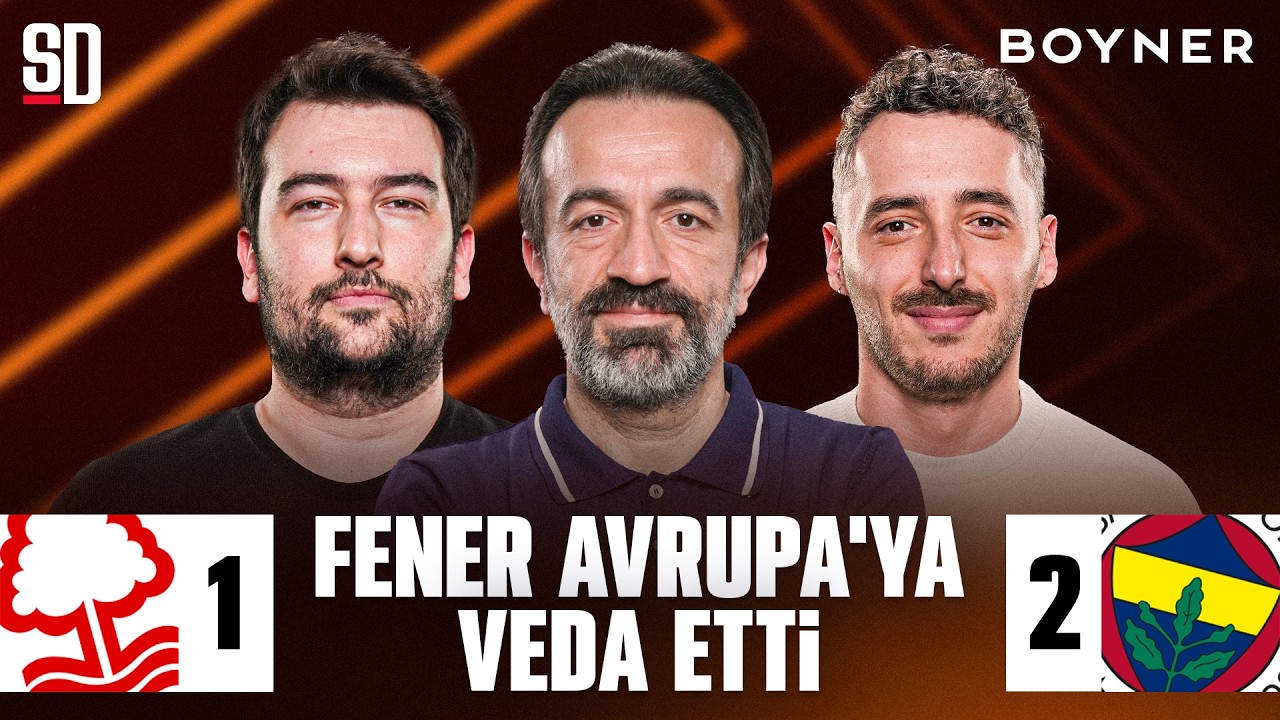 GALİBİYET TUR İÇİN YETERLİ OLMADI | Not. Forest 1-2 Fenerbahçe, Tedesco, Kerem, Cherif, Tarık Çetin