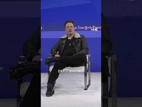 Elon Musk Tells Advertisers to 'Go F*** Yourself' at NYT DealBook Summit