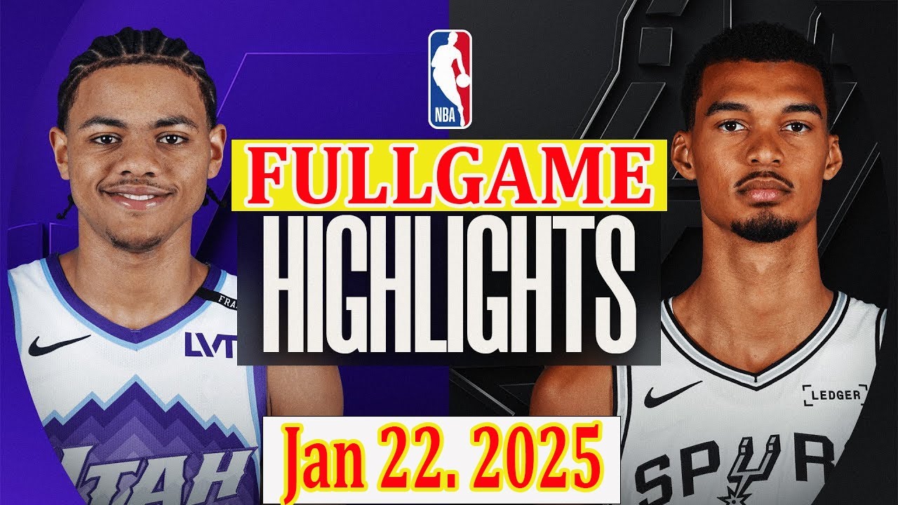 Utah Jazz vs San Antonio Spurs FULLGAME Qtr Jan 22. 2025 Highlights | NBA