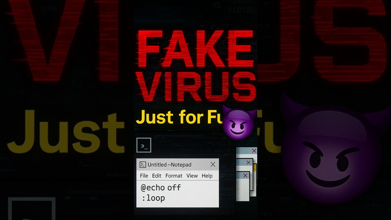 Create a Fake Notepad Virus to Prank Your Friends 🎭