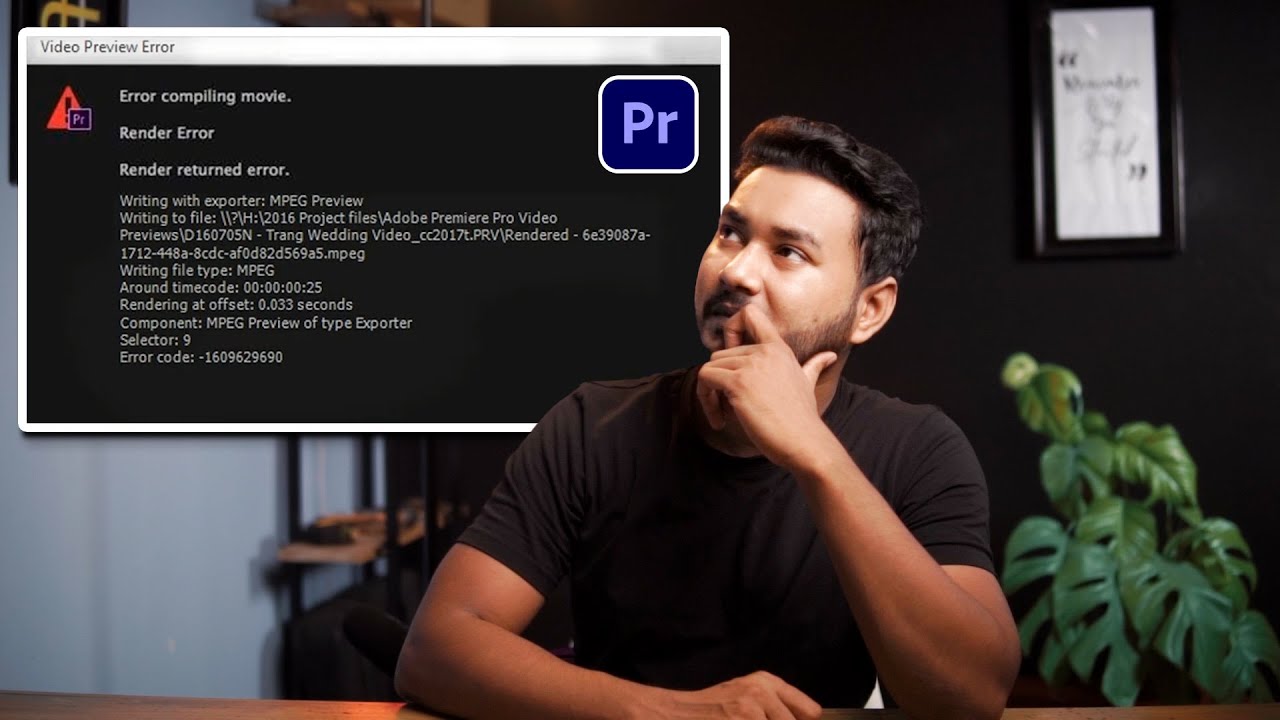 How to Solve Error Compiling Movie Issue in Premiere Pro