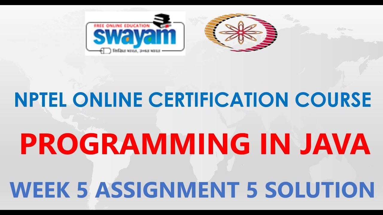 Java Programming Week 5 | NPTEL Assignment 5 Solution (Jan 2021) 💻