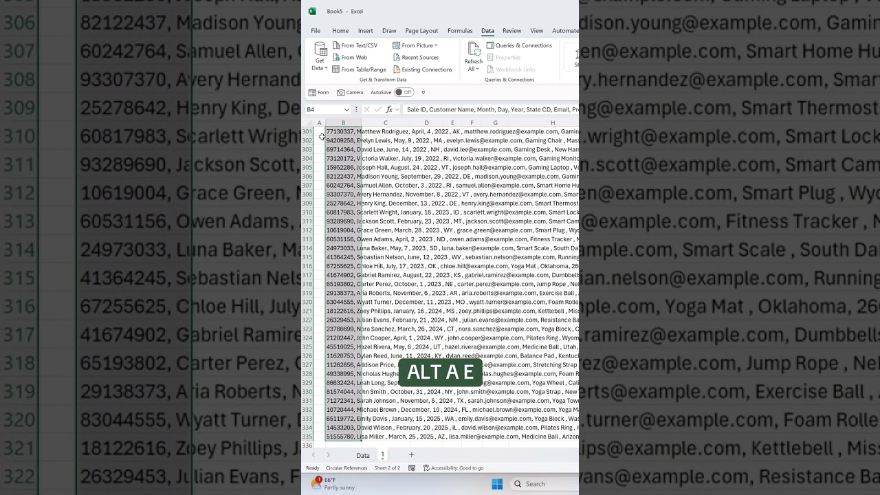 Quick Guide to Cleaning Messy CSV Data in Excel