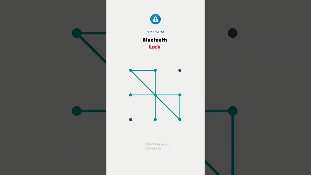 Create a Custom Bluetooth Pattern Lock on Android 📱 | Easy Step-by-Step Guide