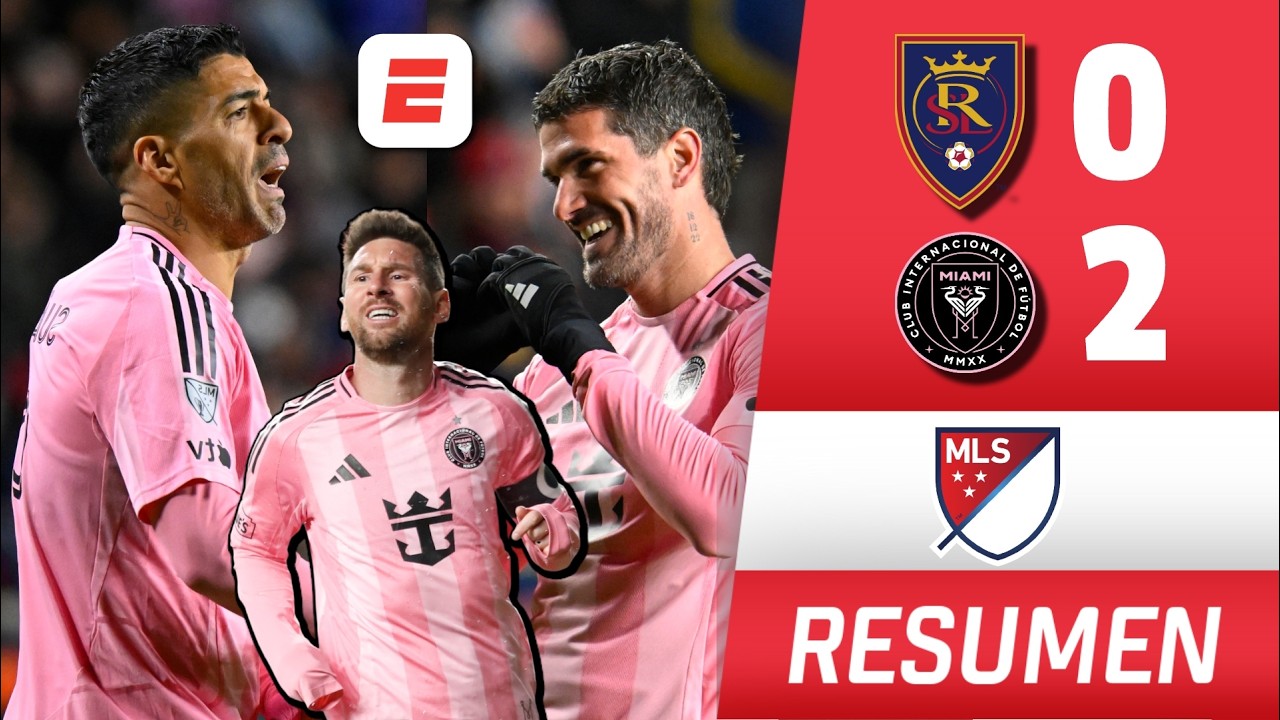 Inter Miami de Messi gana 2-0 a Real Salt Lake ⚽