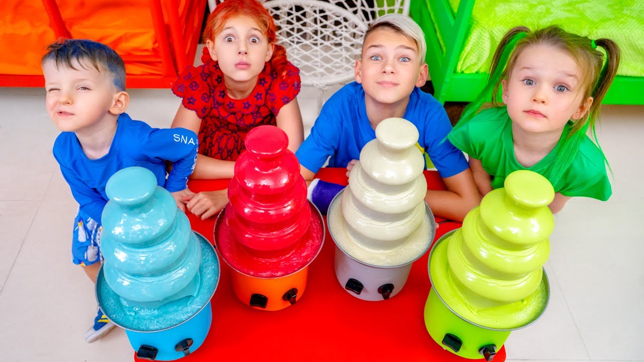 Five Kids Build a Bunk Bed with Four Elements ποΈ