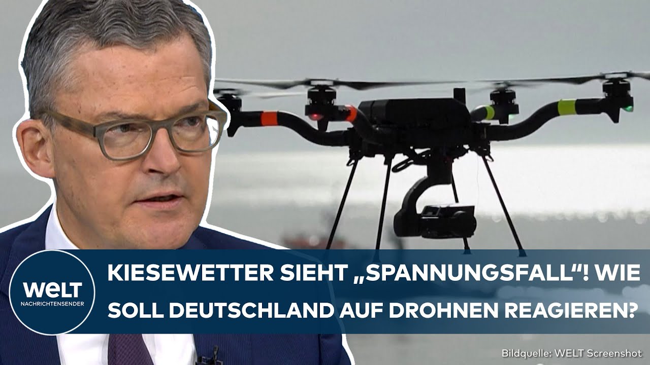 Drohnenalarm: Kiesewetter fordert Spannungsfall 🇩🇪