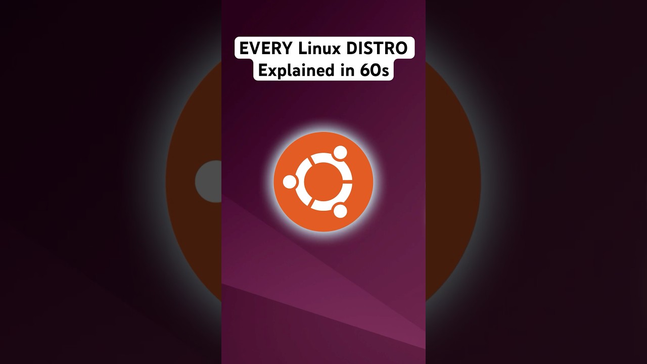 EVERY LINUX DISTRO Explained in 60 Seconds!