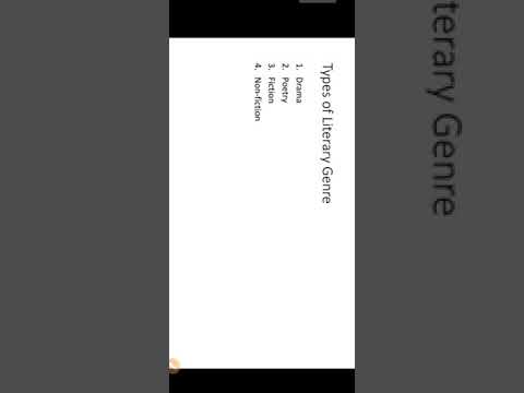 Literary Genre: Drama