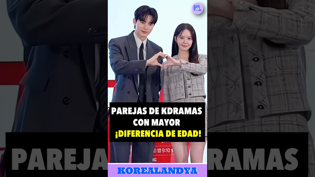 Las Parejas de K-Drama con la Mayor Diferencia de Edad ✨