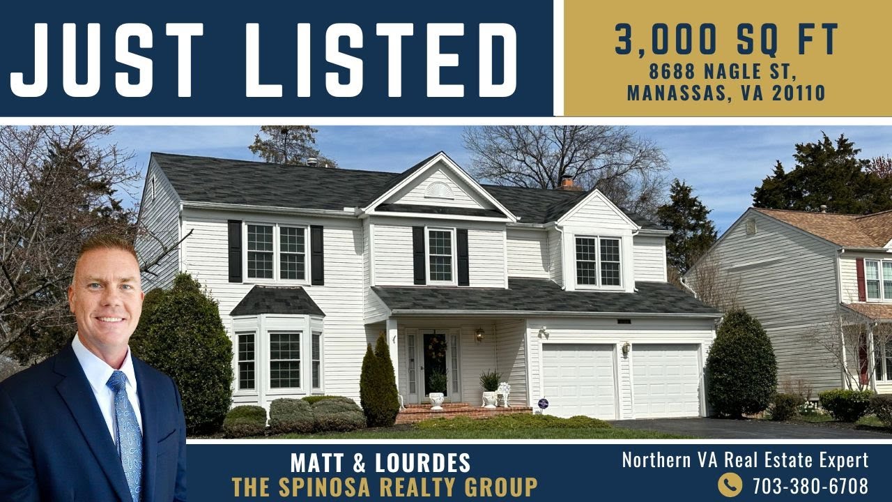 Just Listed: 8688 Nagle St, Manassas, VA 🏡