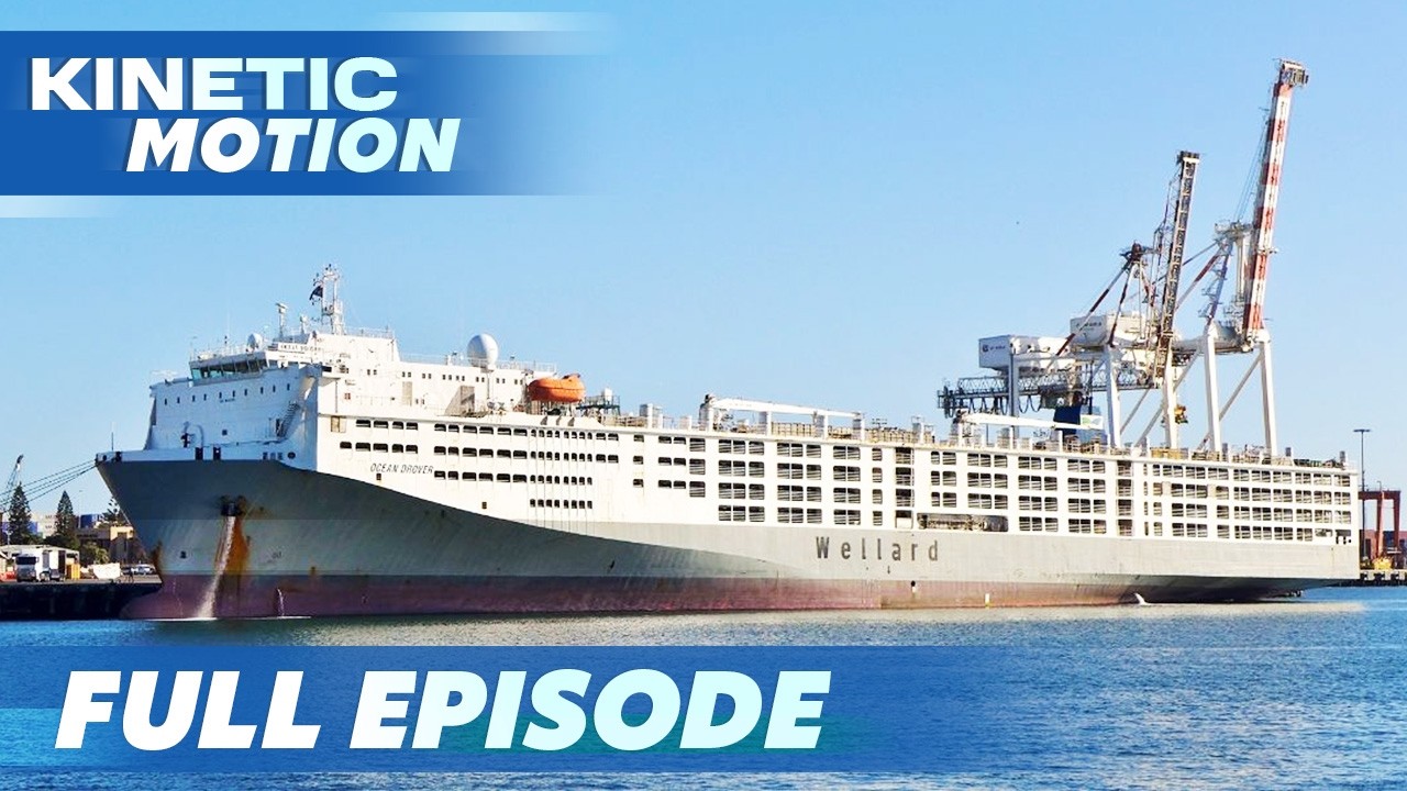 World's Largest Livestock Carrier: MV Becrux | FULL EPISODE | Kinetic Motion