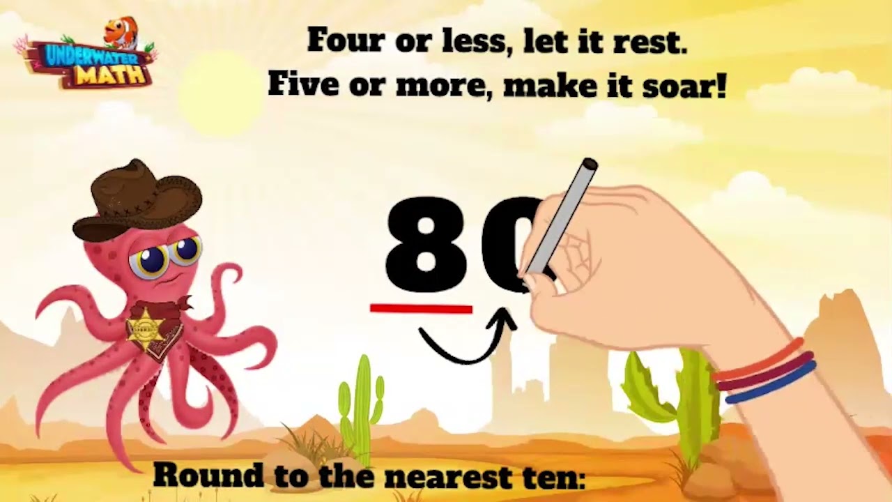 Rounding to the Nearest Ten - 3rd Grade