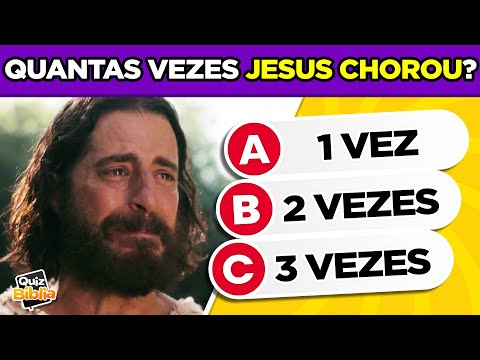 âïž 30 PERGUNTAS SOBRE A BĂBLIA DE NĂVEL FĂCIL, MĂDIO E DIFĂCIL | Quiz BĂblico | #quizbiblia