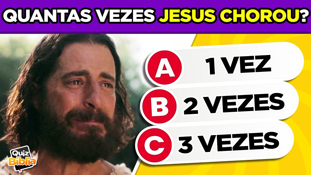 ✝️ 30 PERGUNTAS SOBRE A BÍBLIA DE NÍVEL FÁCIL, MÉDIO E DIFÍCIL | Quiz Bíblico | #quizbiblia