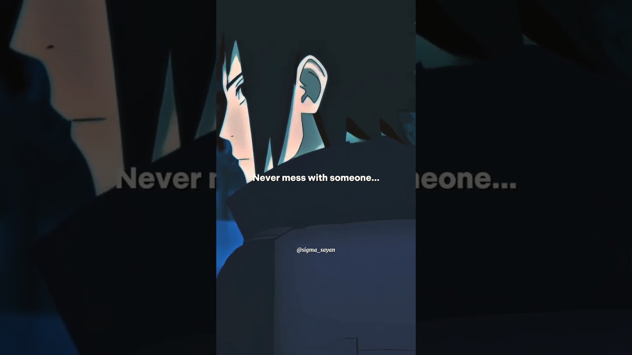 Sasuke Uchiha Attitude Status 🔥