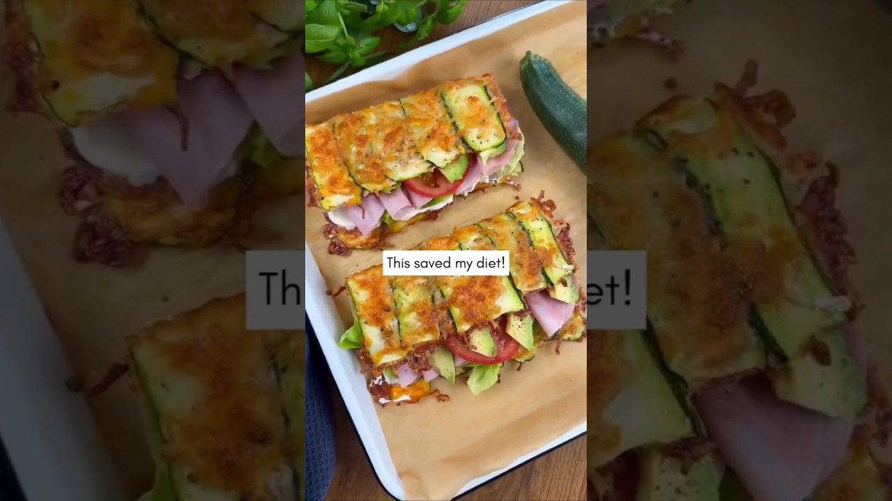 Delicious Low-Carb Zucchini Sandwich 🍽️