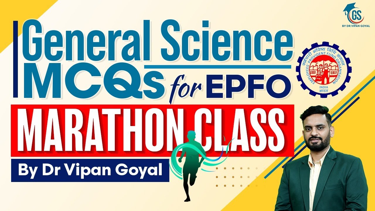 Master Science with EPFO MCQs & NCERT Questions | Live Classes by Dr. Vipan Goyal ๐