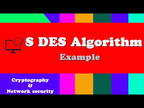 S-DES Encryption in Malayalam ||Simplified Data Encryption Standard (DES) Example