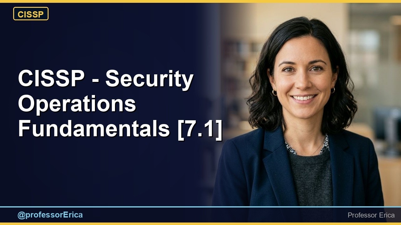 CISSP - Security Operations Fundamentals [7.1]
