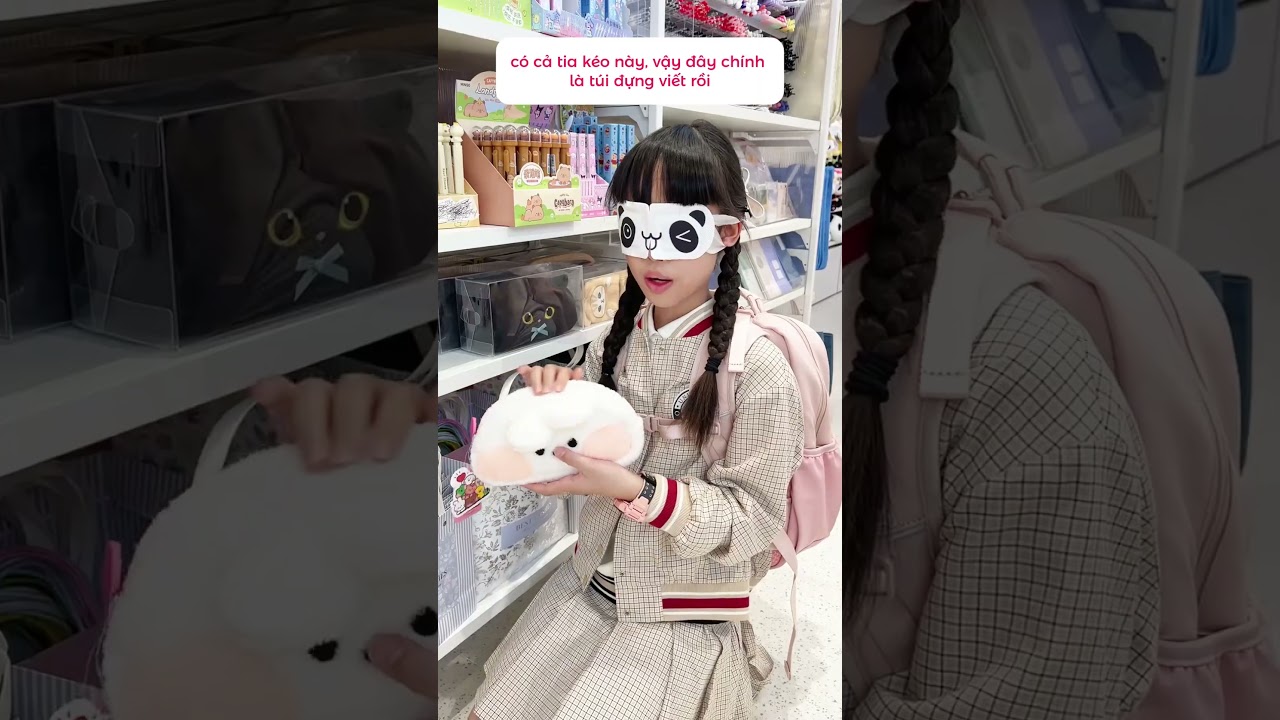 Thử Thách Mua Đồ Dùng Học Tập Màu Hồng Với Trí Tuệ Nhân Tạo 🎀