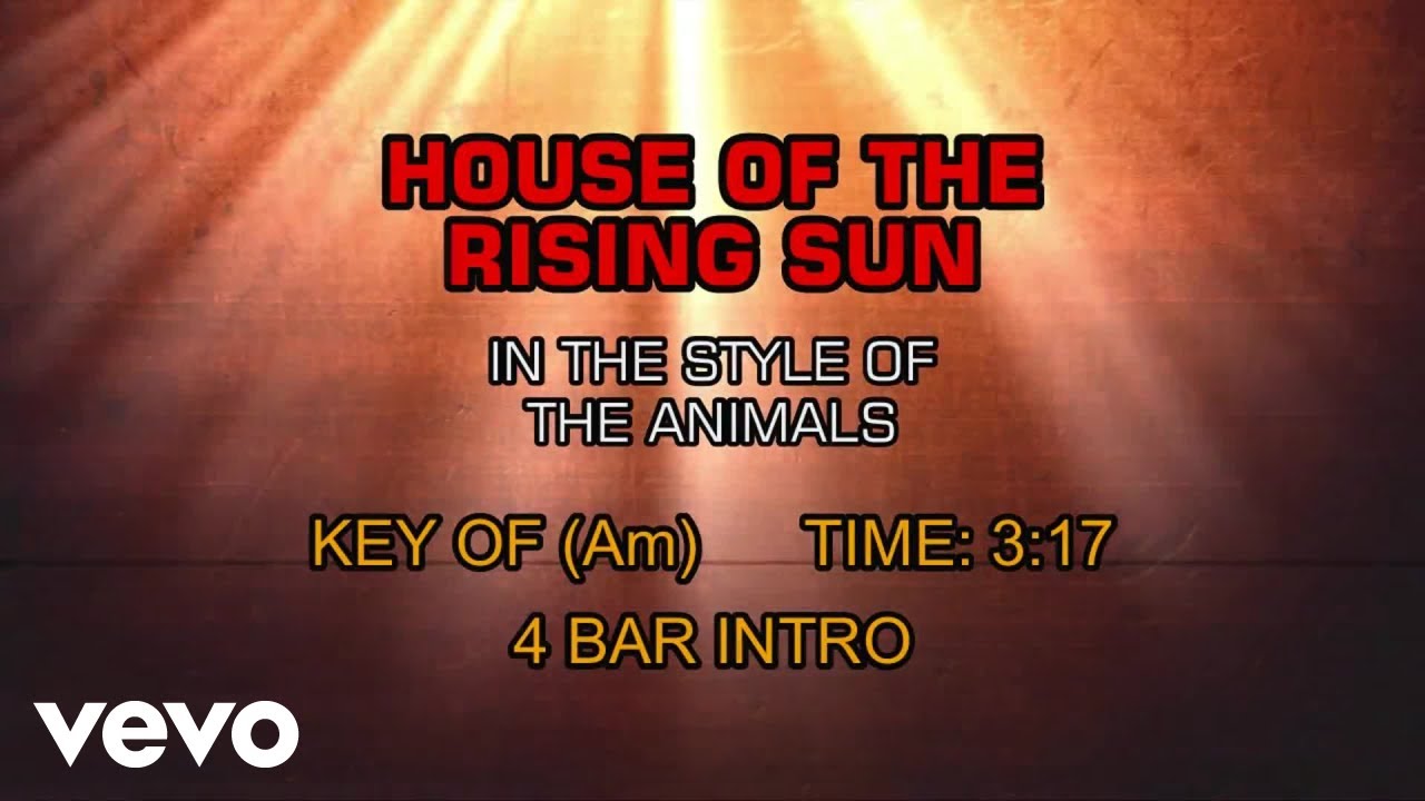 The Animals - House of the Rising Sun Karaoke 🎤