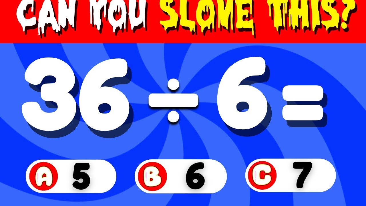 Can You Beat the Impossible Math Speed Test? ๐ค | 55 Brain-Teasing Questions