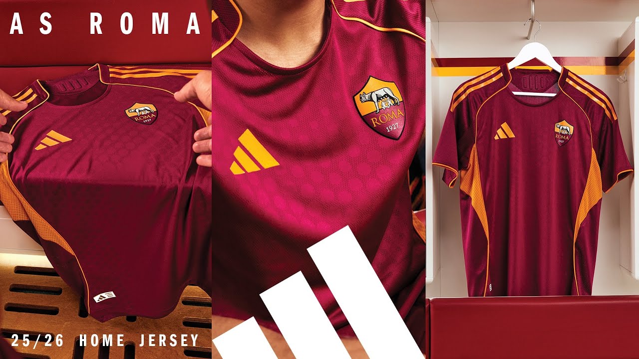 Discover the New 25/26 AS Roma Home Kit ⚽