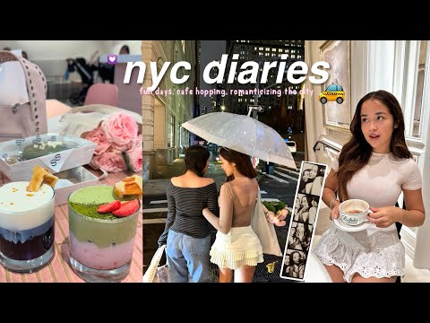 NYC VLOG 🚕 fun days in my life, cafe hopping, shopping, living like satc, + romanticizing the city