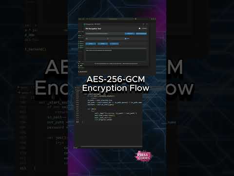 Encrypt Any File with AES-256 🔒 | Python Encryption Tool Demo | Cybersecurity Project #encryption