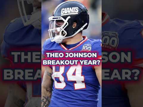 Is Theo Johnson The Giants X-factor In The Passing Game? #nfl #giants #shorts