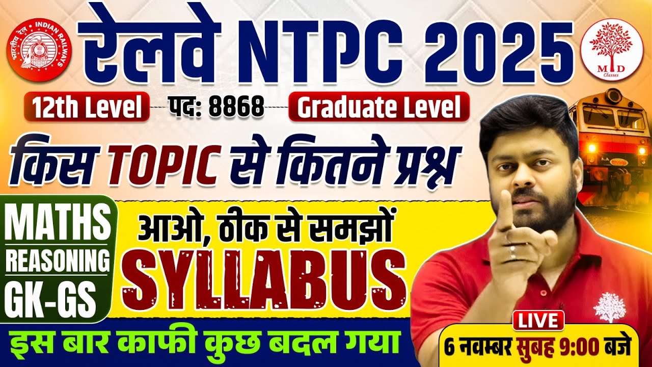 RRB NTPC SYLLABUS 2025 | NTPC SYLLABUS 2025 | NTPC SUBJECT WISE WEIGHTTAGE | NTPC STRATEGY PLAN 2025