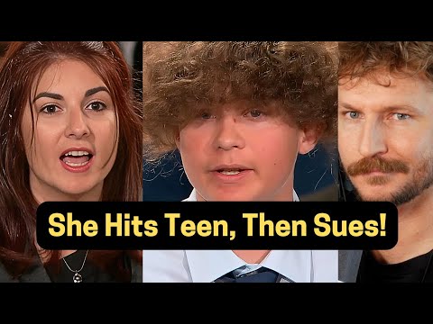 Woman Drives Into 15-Year-Old Boy and Sues Him For Vehicle Damage and Emotional Distress!