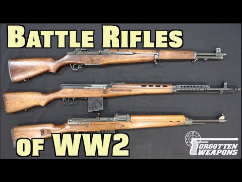 WWII Battle Rifles: M1 Garand, SVT-40 & Gewehr 43