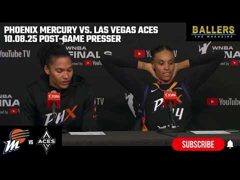 DeWanna Bonner & Alyssa Thomas: Phoenix Mercury Postgame Presser vs. Las Vegas Aces | 10.08.25