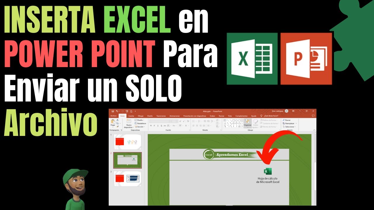 Insertar Excel en PowerPoint en un Archivo 📊