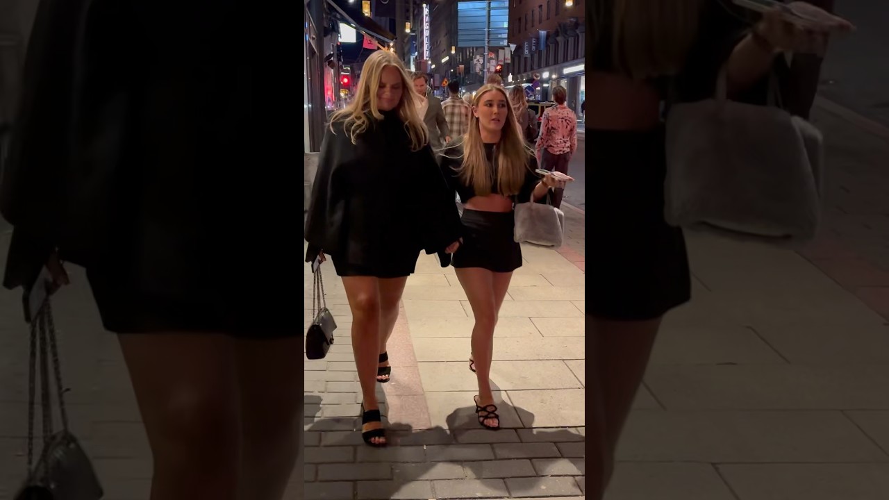 Swedish Girls Enjoy Nightlife in Stockholm 🇸🇪