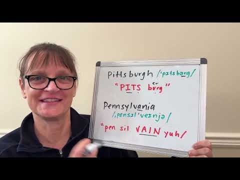 How to Pronounce Pittsburgh Pennsylvania