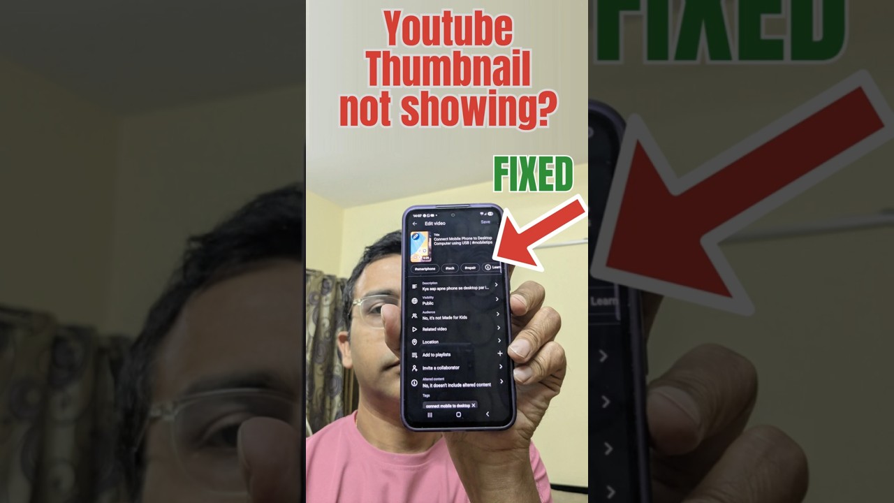 YouTube Thumbnail Not Showing? Fix & Add Easily 📸